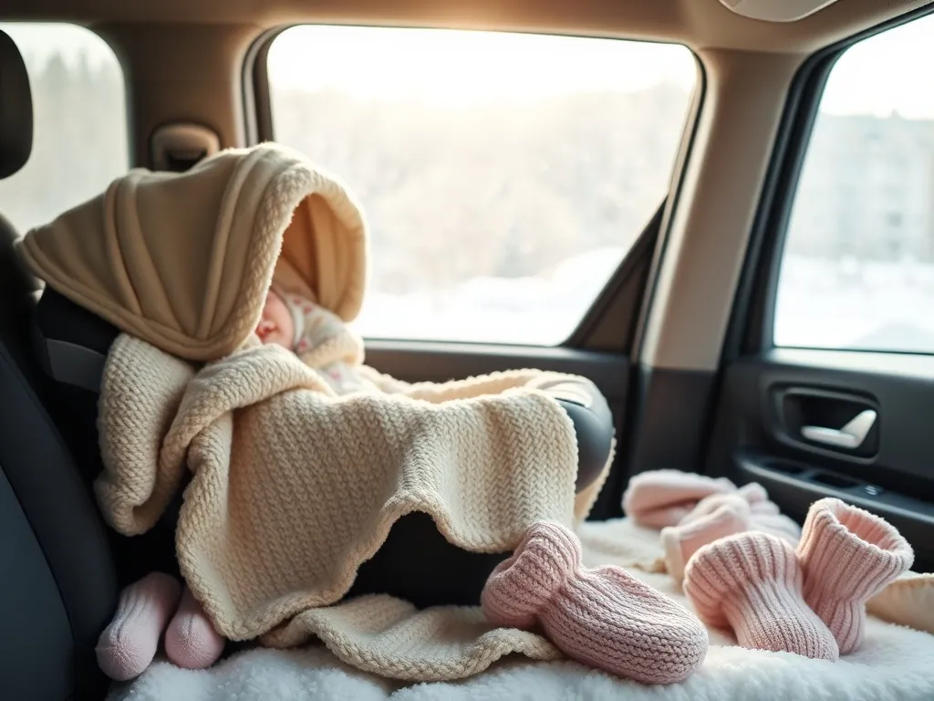Jak ubrać niemowlaka do samochodu zimą? Praktyczne porady